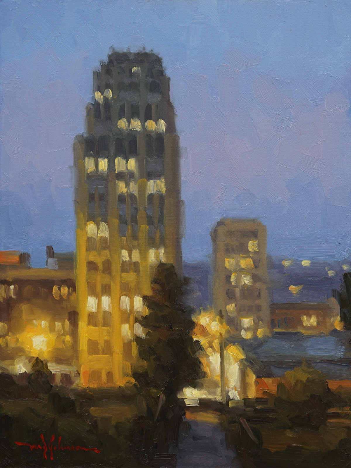 Nocturnal Glow (2022) - 16x12 - Sold