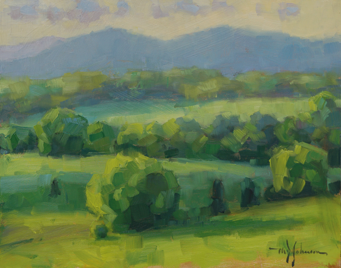 Blue Ridge Evening (2020) - 11x14 - Available