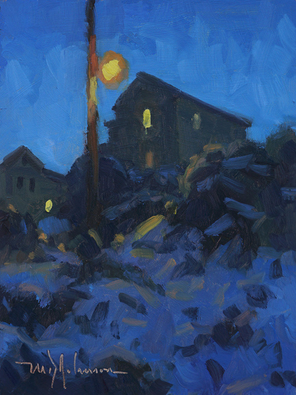 Snow in Lynchburg (2020) - 8x6 - Sold