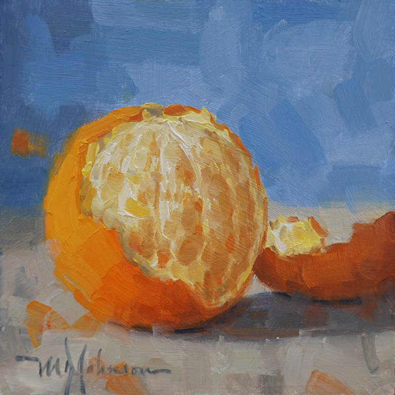 Orange (2019) - 6x6 - Sold