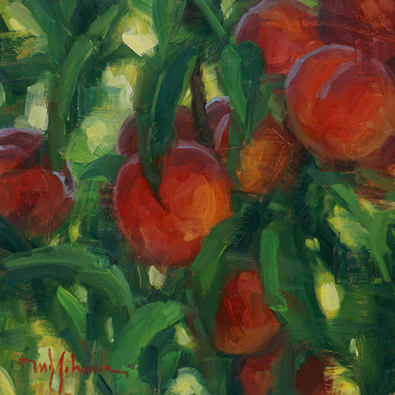 Peaches (2020) - 10x10 - Sold