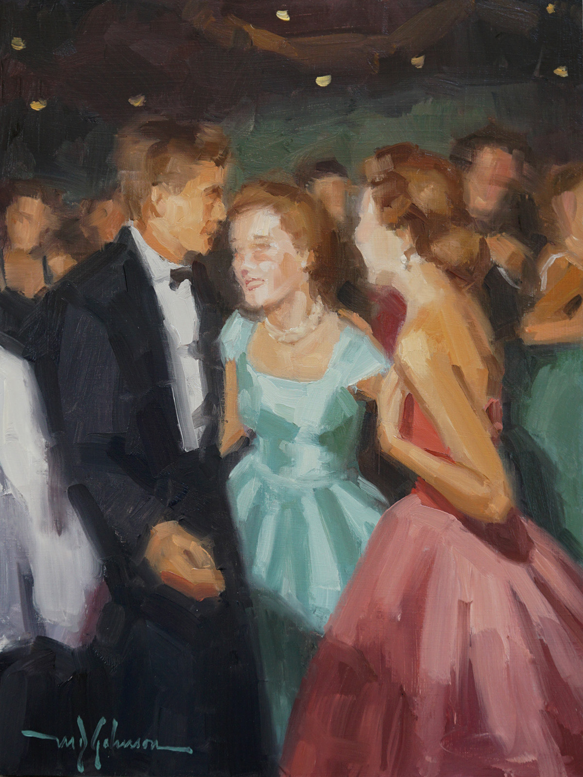 School Dance V - 1965 (2023) - 12x12 - Available