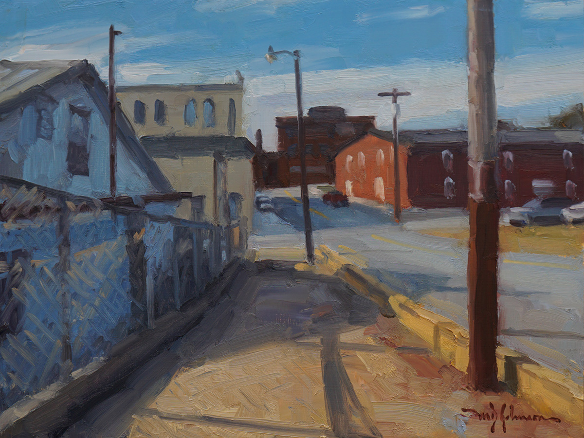 Railroad Avenue (2023) - 12x16 - Available