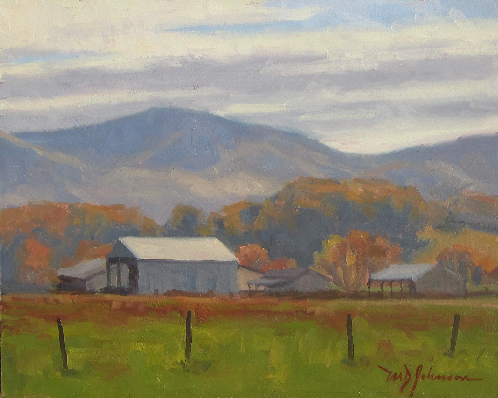Morning at Mountain Run (2012) - 8x10 - Sold