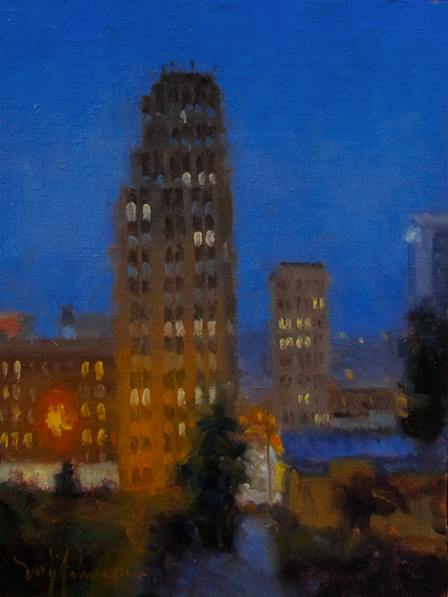Allied Arts Nocturne (2018) - 12x9 - Sold