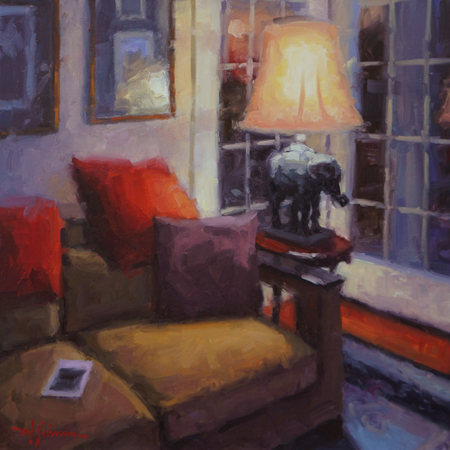 The Reading Spot (2021) - 20x20 - Available