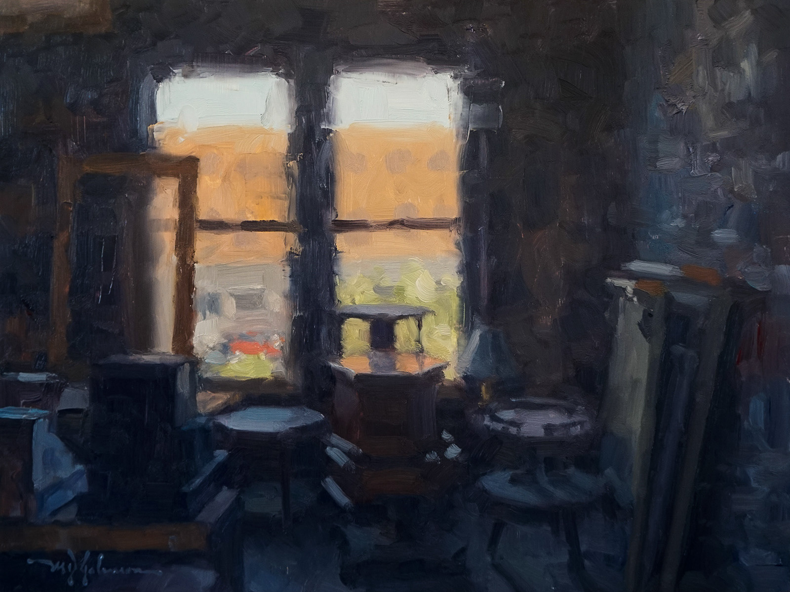Upstairs at Bailey Spencer (2023) - 12x16 - Available