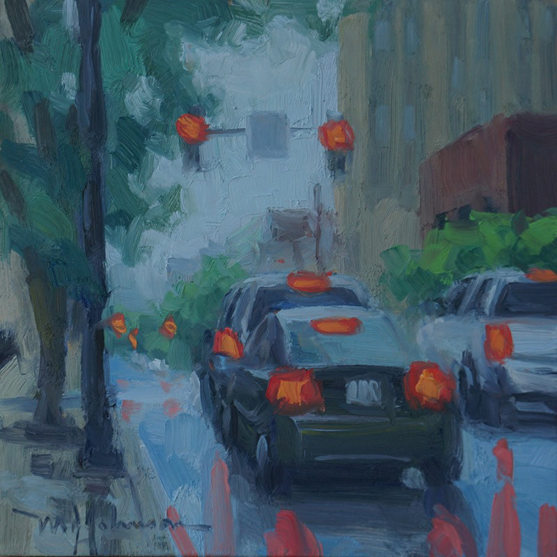 On Church Street (2018) - 6x6 - Sold
