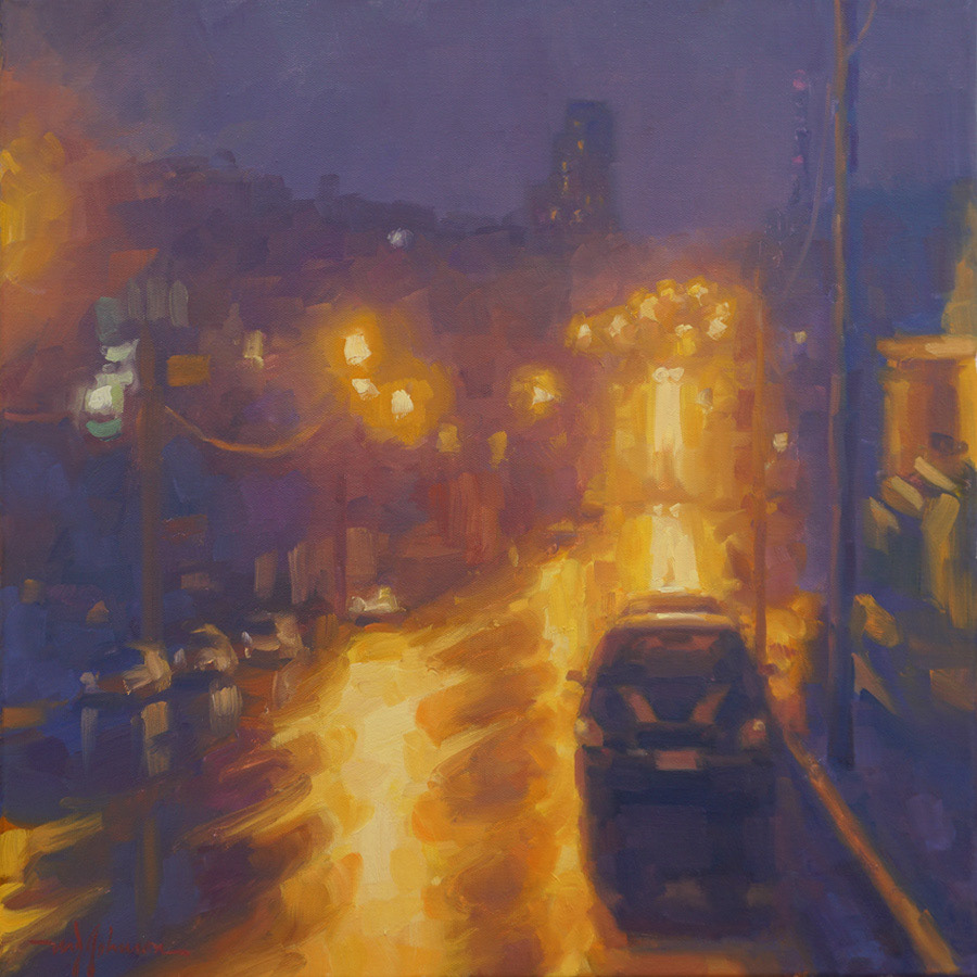 Church Street Noir (2021/22) - 20x20 - Sold