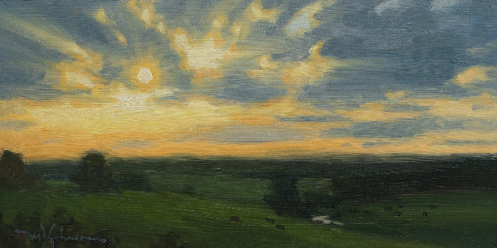 Summer Pastorale (2022) - 8x16 - Sold