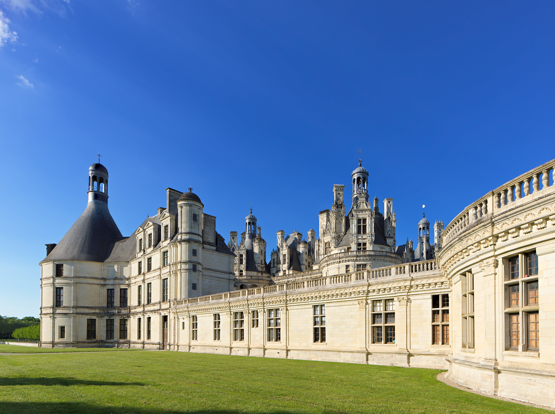 Château de Chambord, façade ouest, III