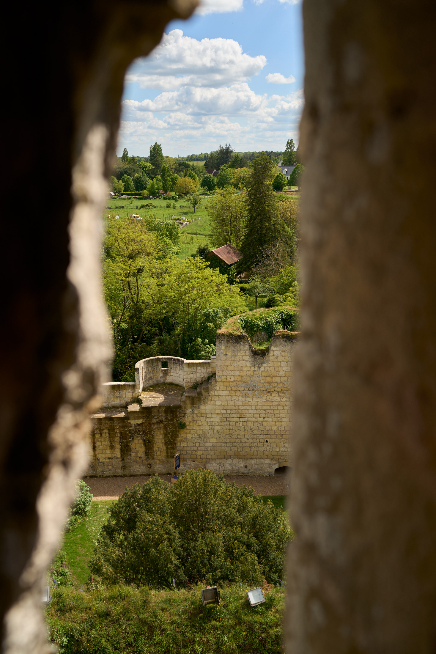 Donjon de Loches, vue du paysage, II
