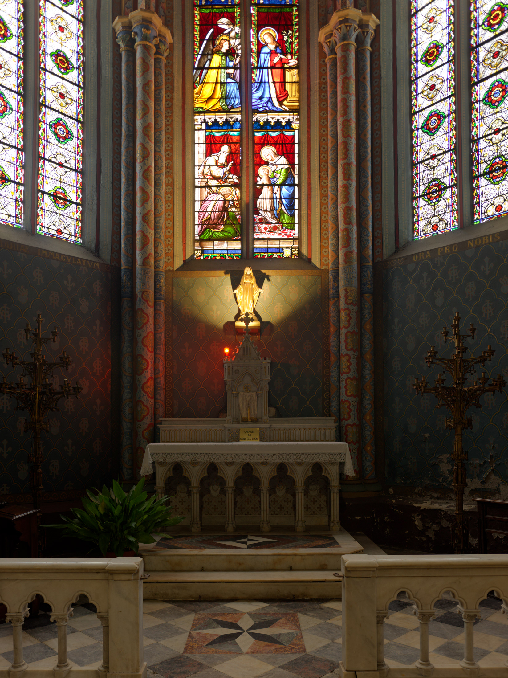 Cathédrale Sainte-Marie, intérieur, X