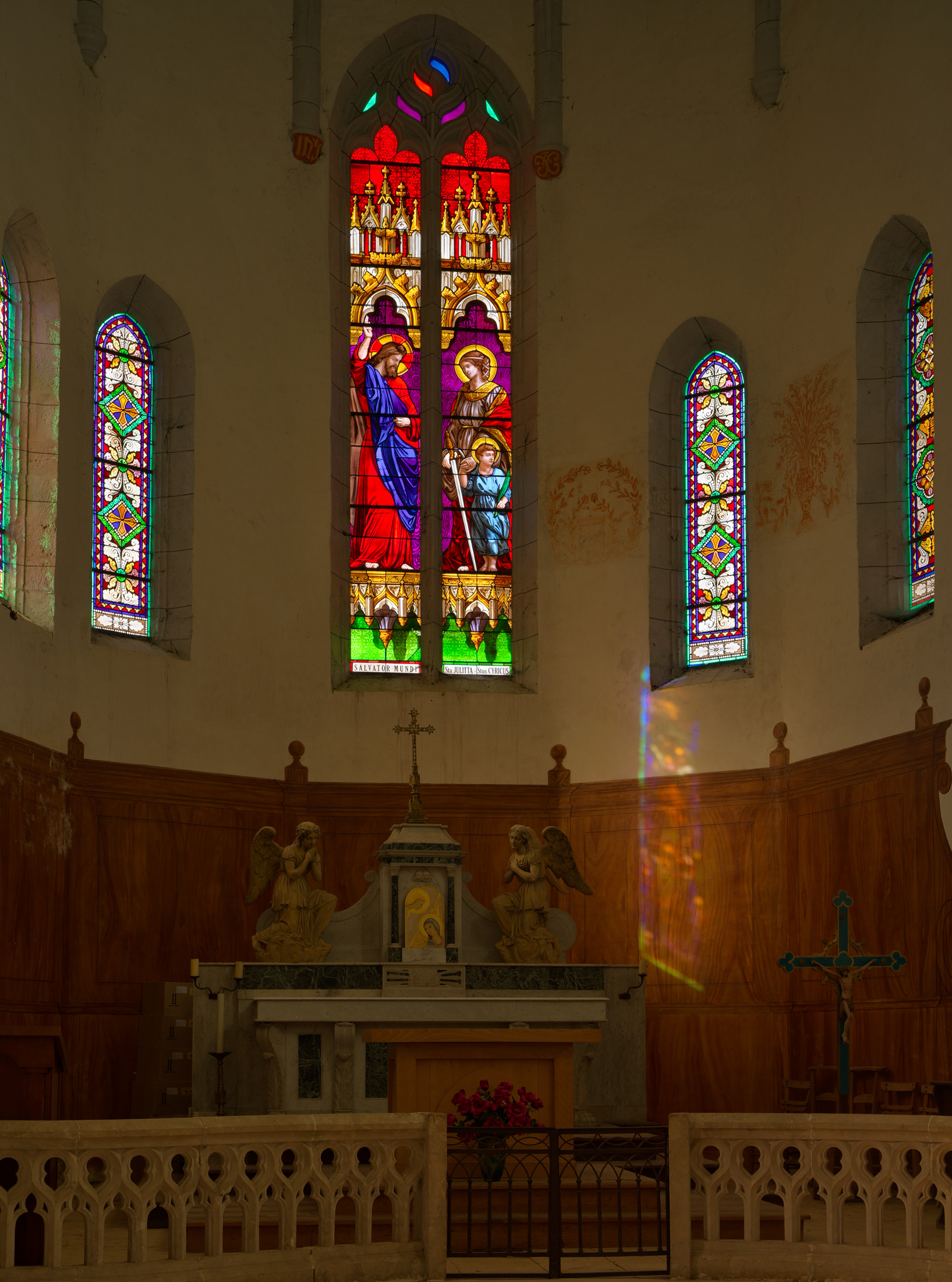 Église Saint-Cirq-et-Sainte-Juliette de Saint-Cirq-Lapopie, intérieur