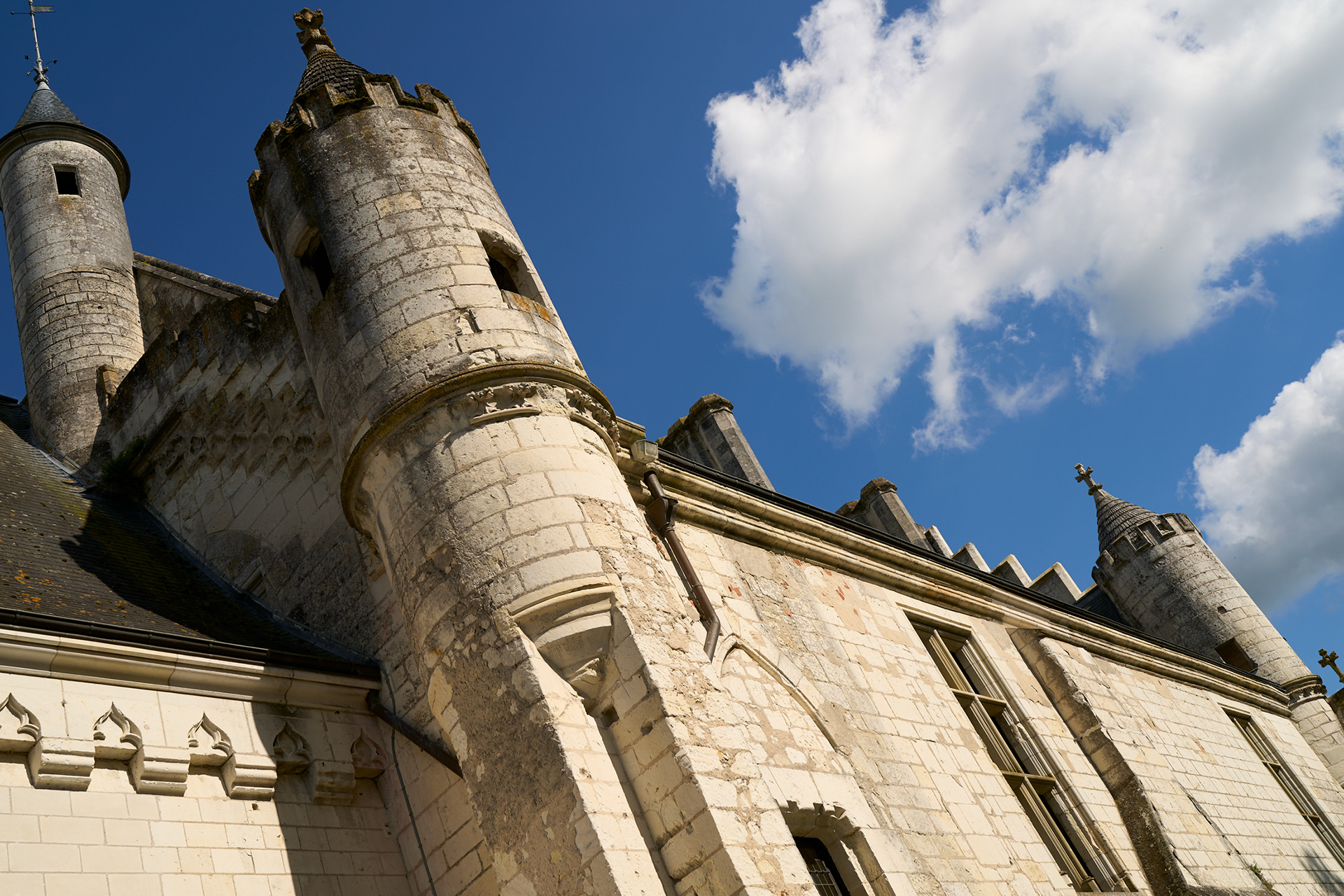 Logis royal, façade ouest, I