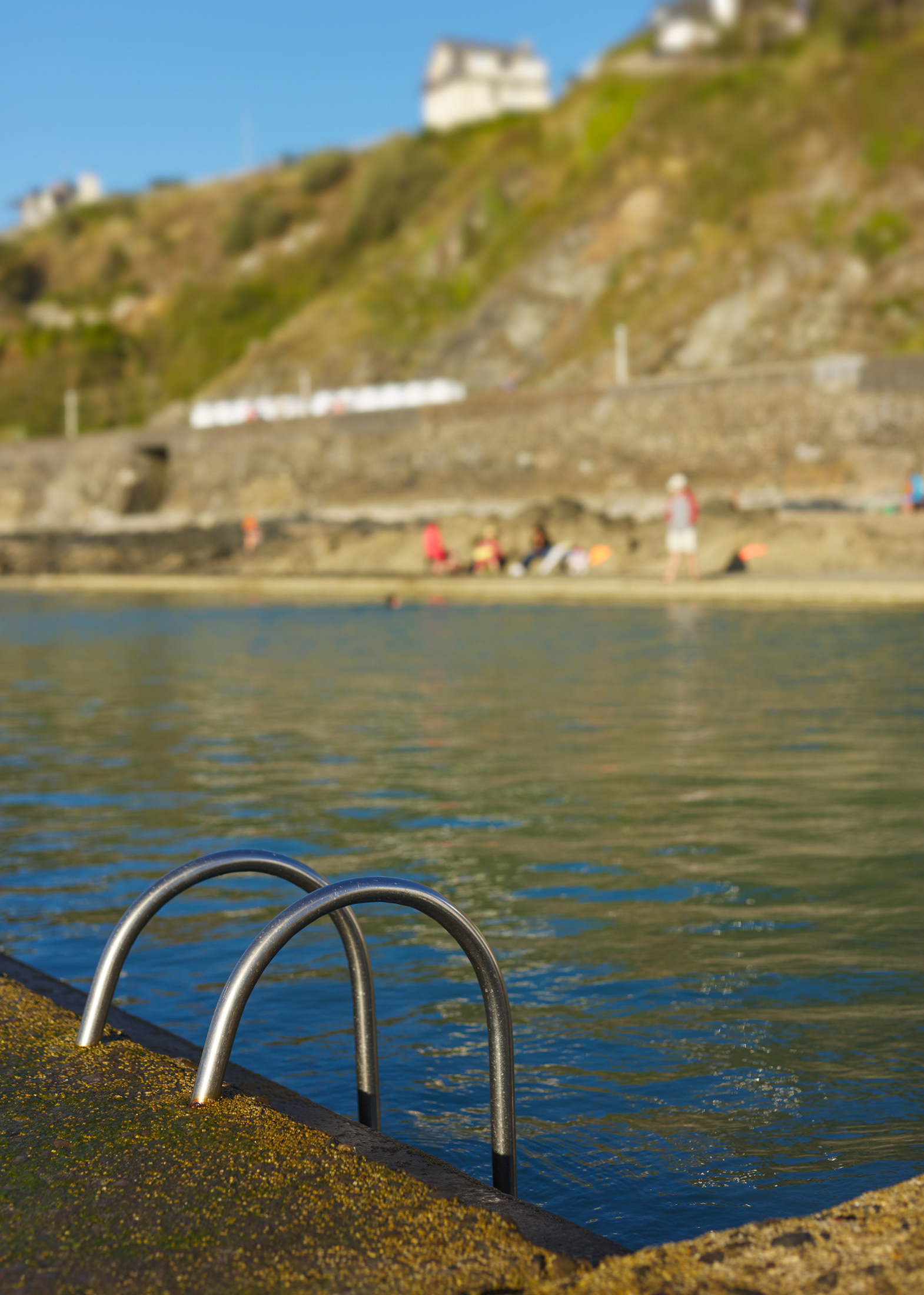 Granville, bassin d'eau de mer, I