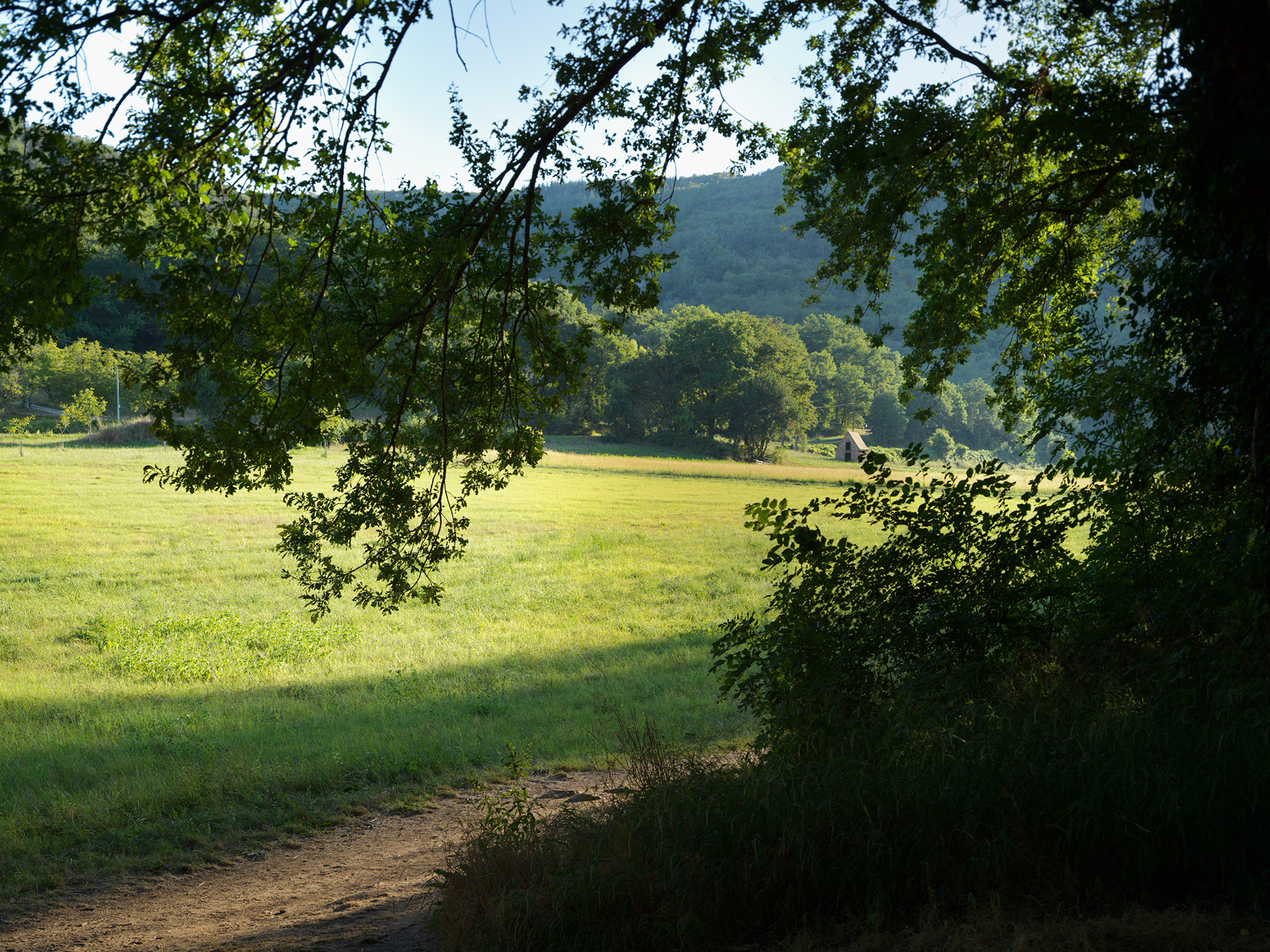 Paysage près du chemin de halage
