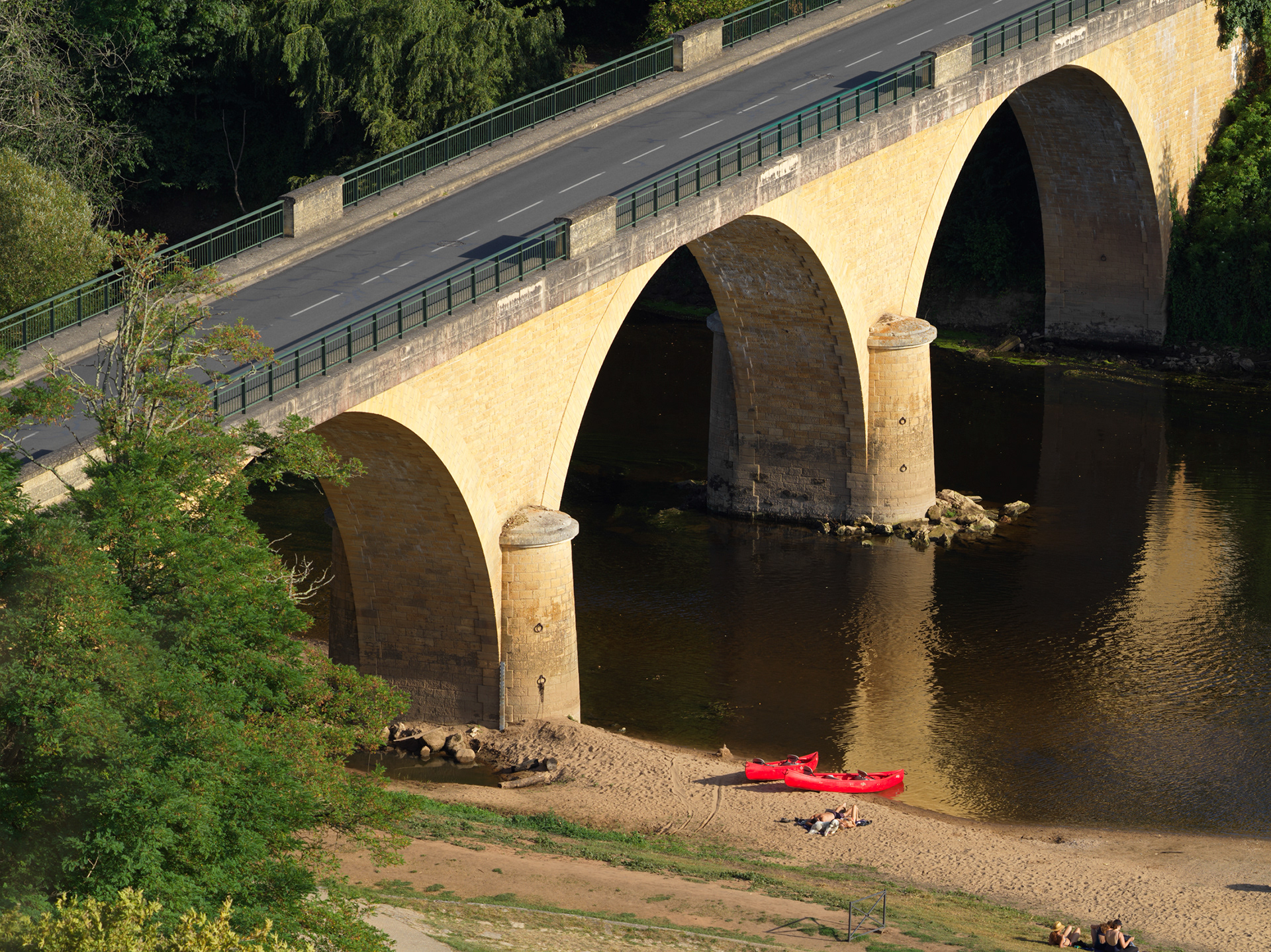 Vue de la confluence depuis le jardin panoramique, III