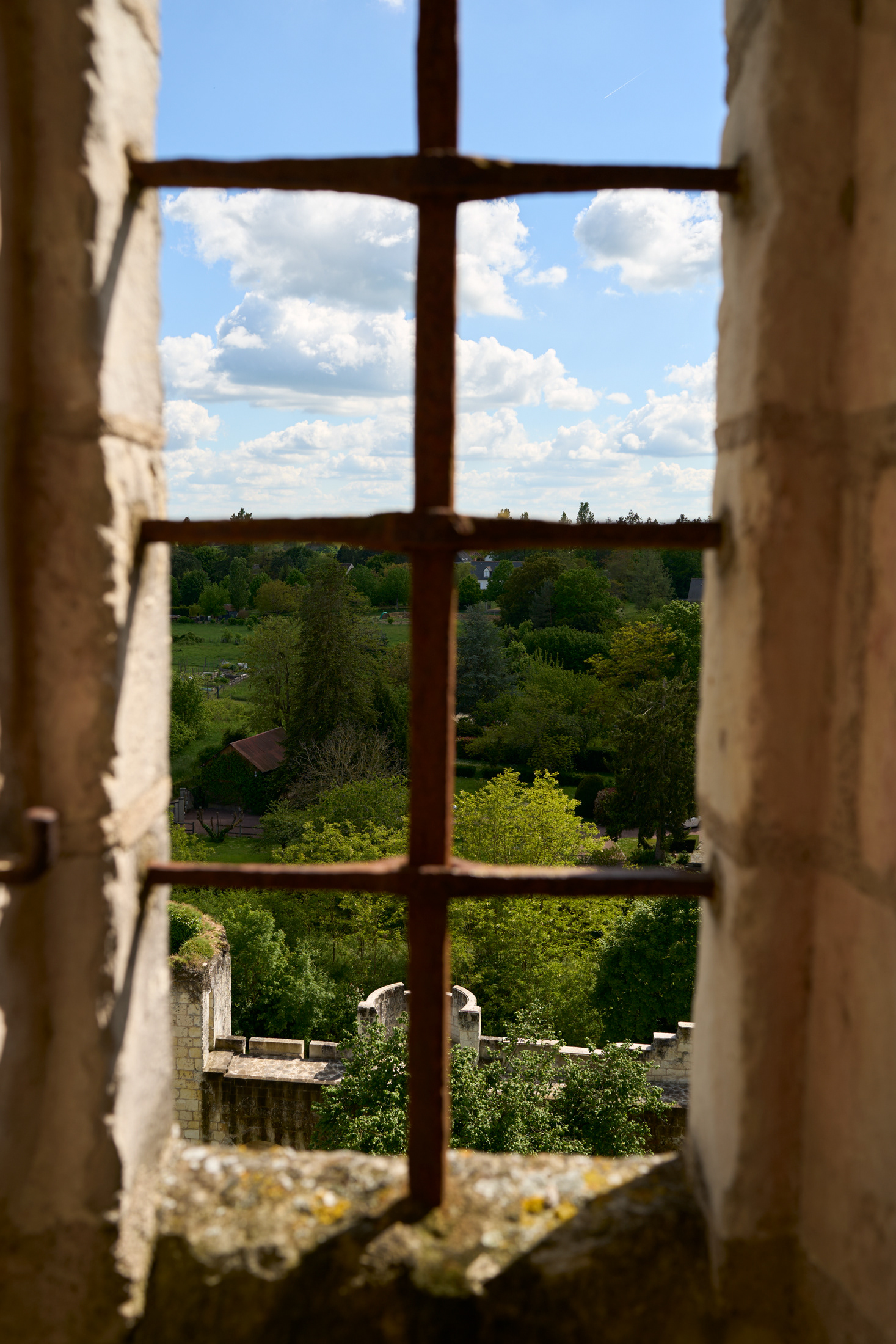 Donjon de Loches, vue du paysage, III