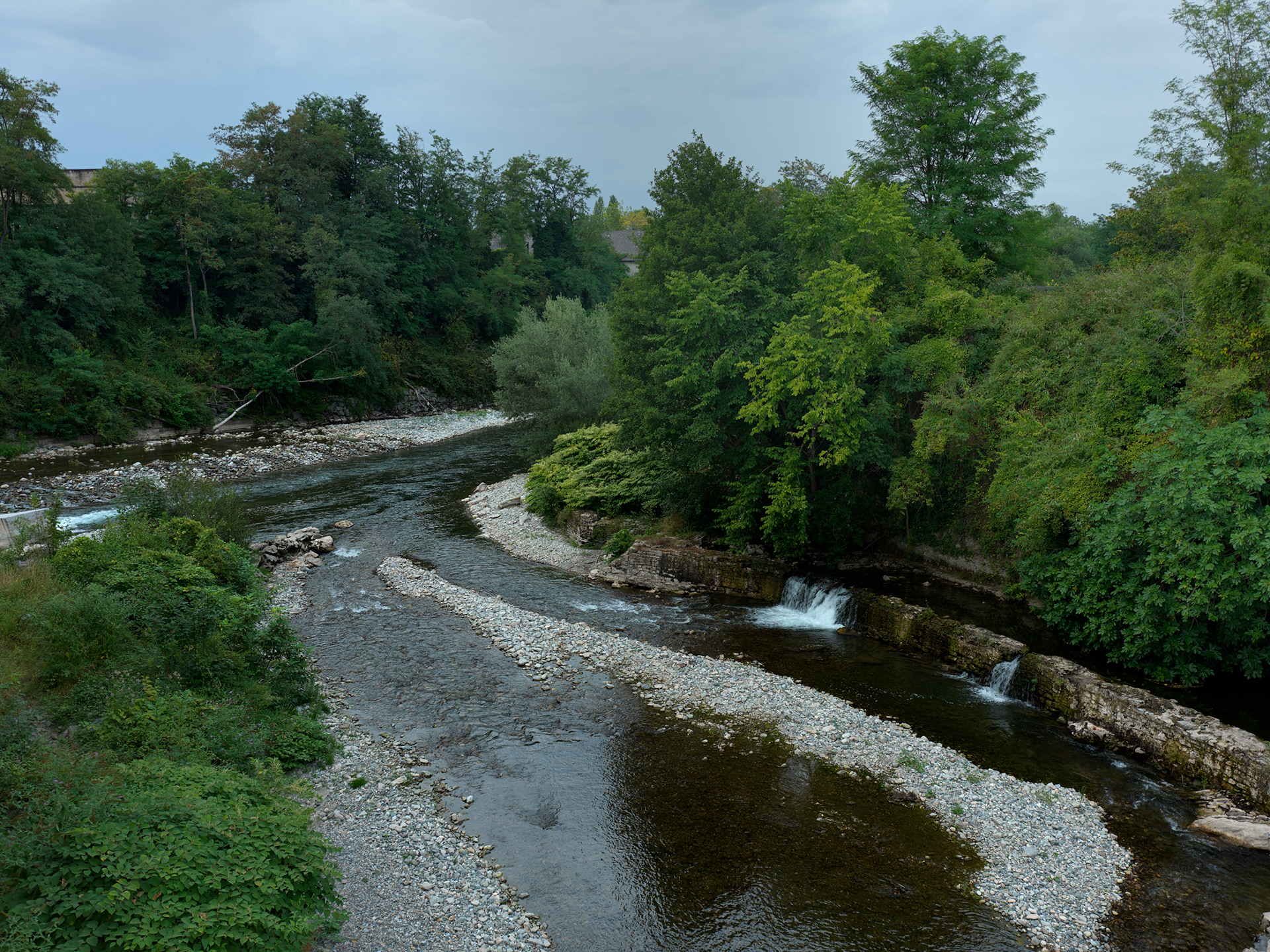 Vue gave d'Aspe depuis le pont, III