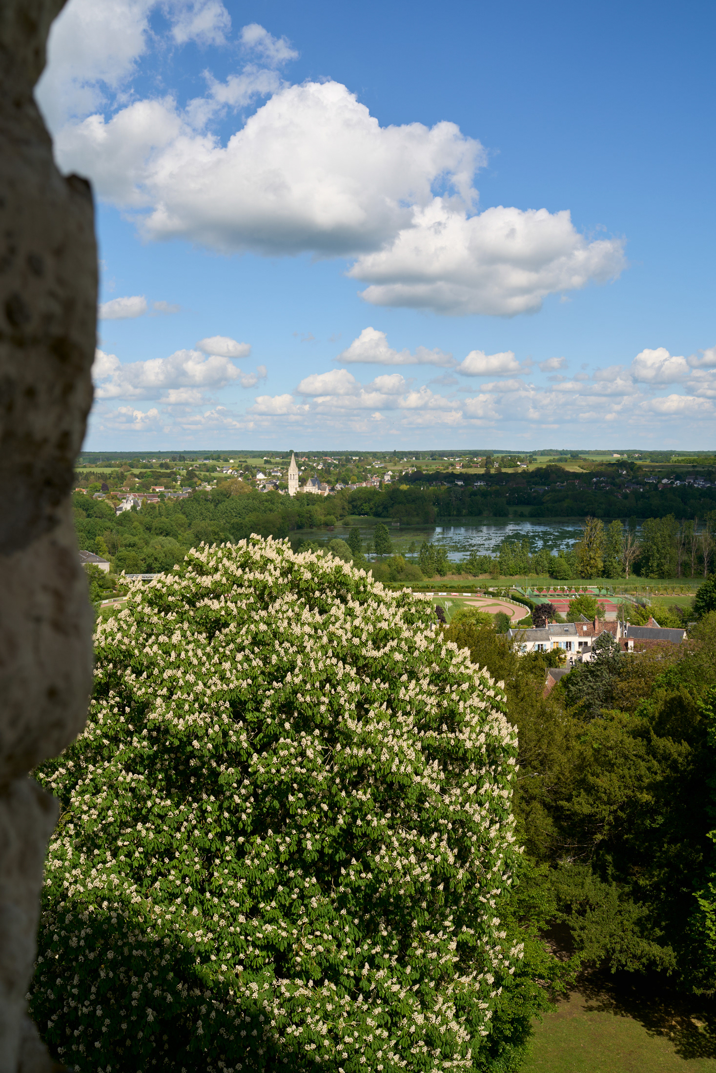 Donjon de Loches, vue du paysage, IV