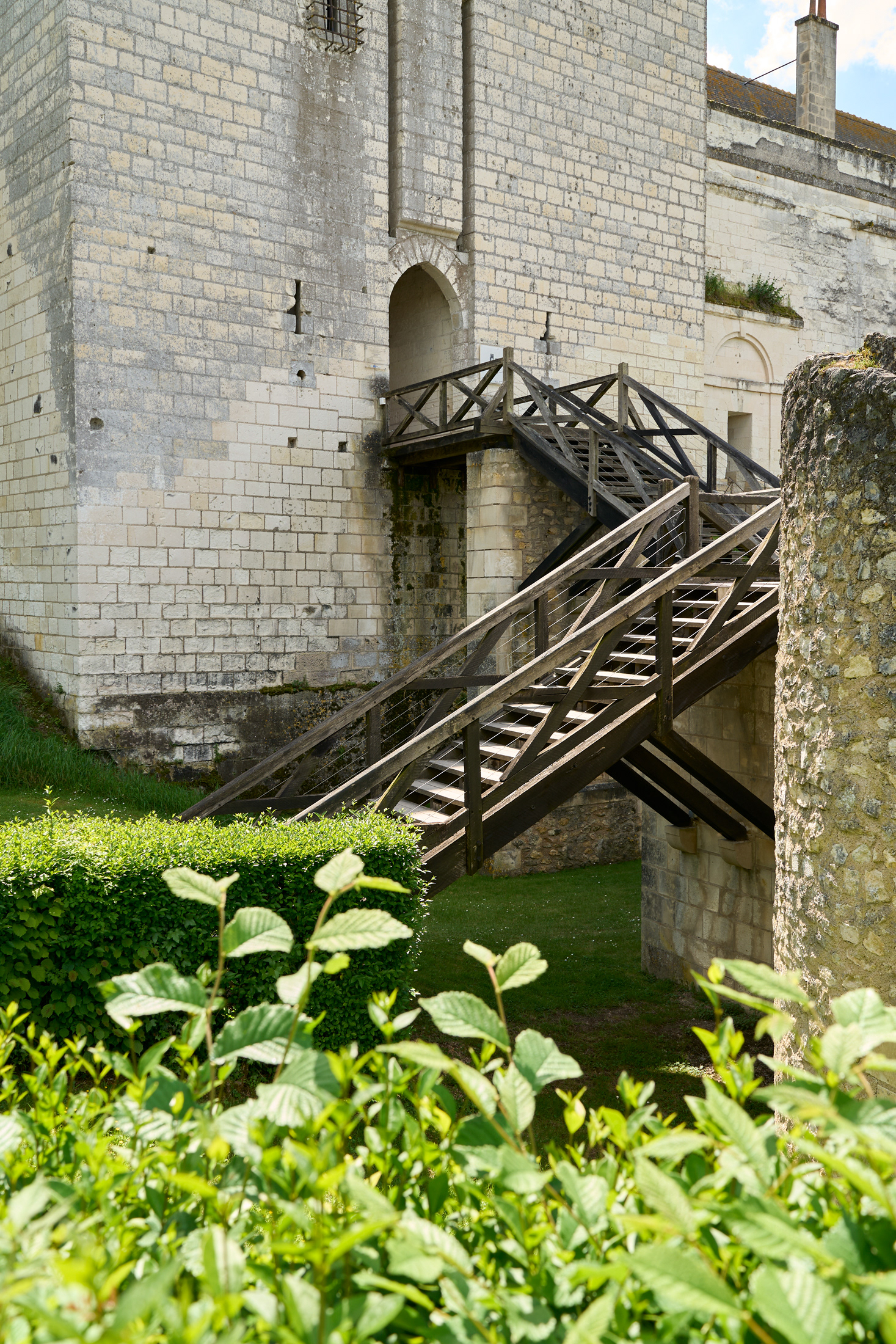 Donjon de Loches, escalier d'accès