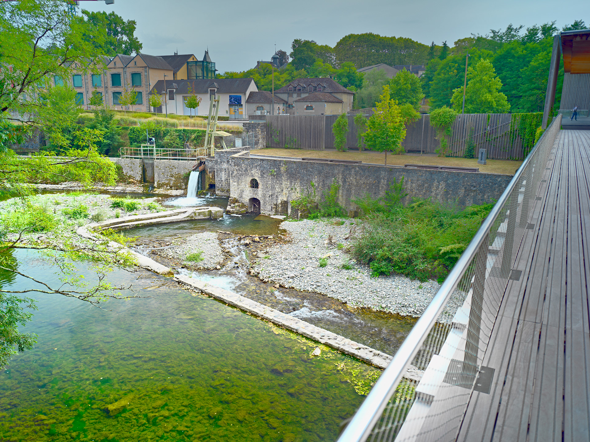 Vue gave d'Aspe depuis le pont, I