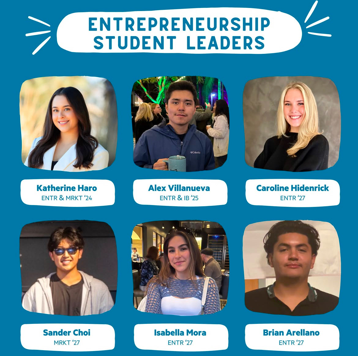 The Student Workers of the Entrepreneruship Center were featured on the instgram account.