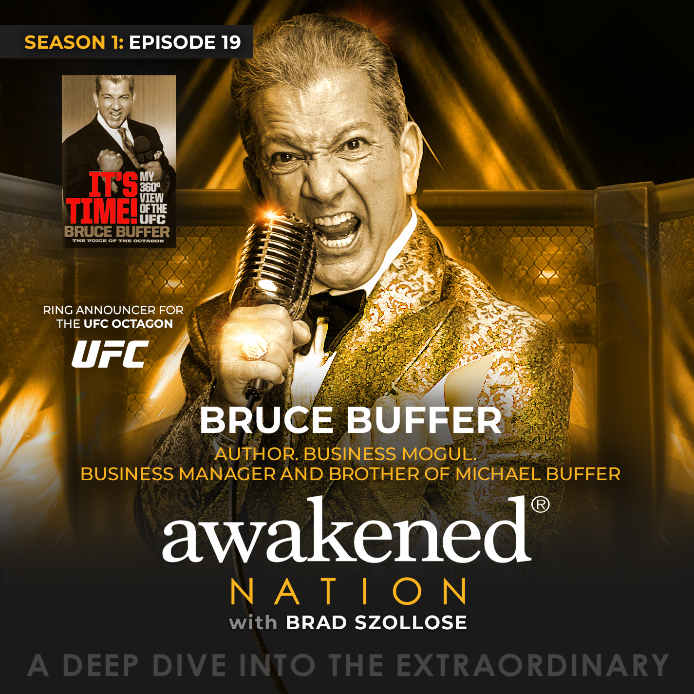 Bruce Buffer, ring announcer for the UFC.