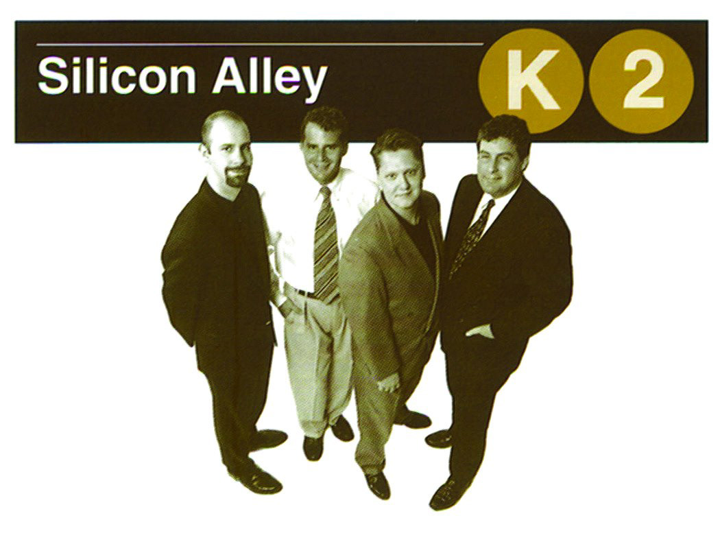 Brad Szollose with business partners at K2: l to r: Matt DeGanon, David Centner, Brad, Doug Cleek.