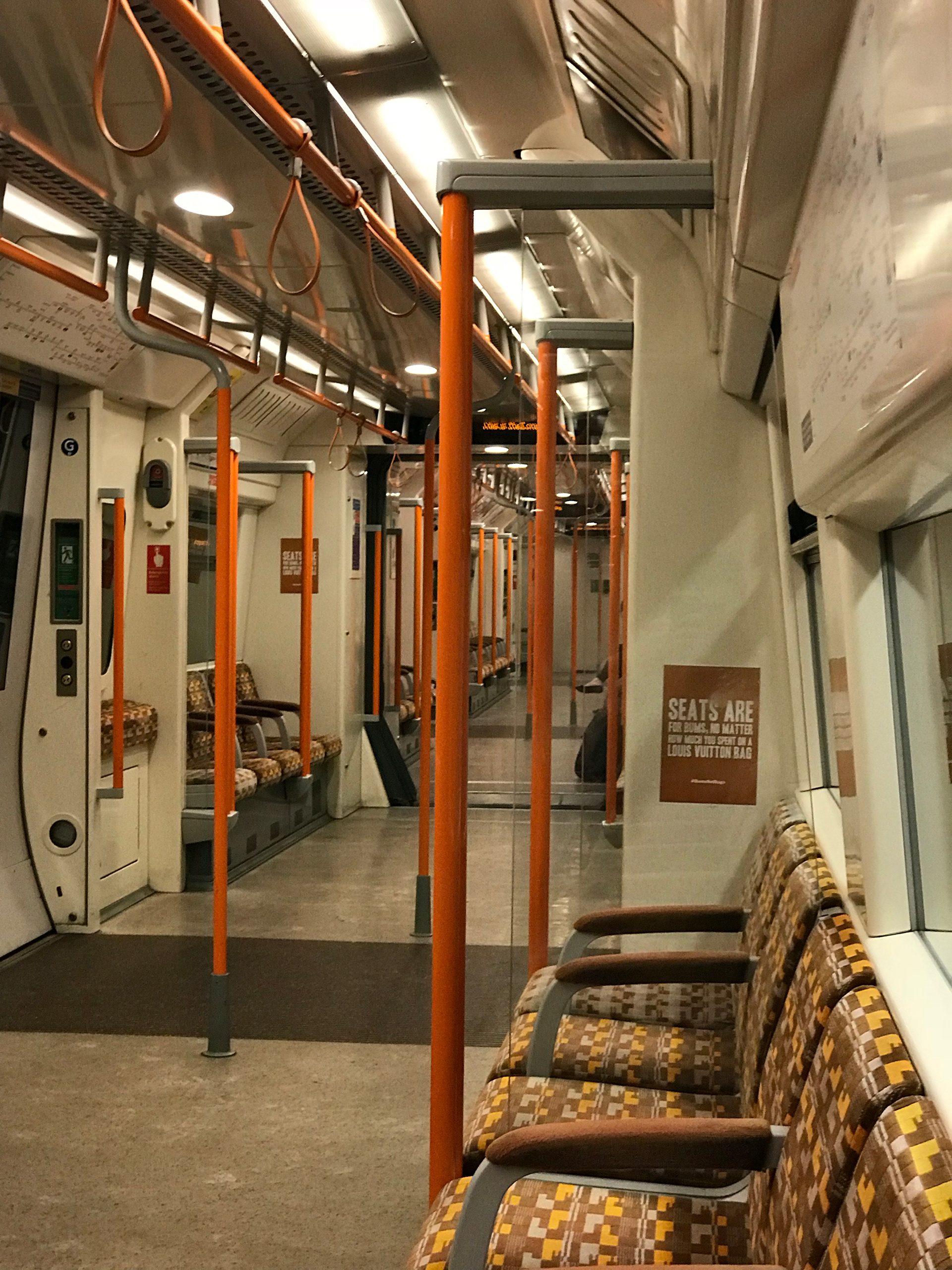 Quiet times on tube lines = multiple distributed