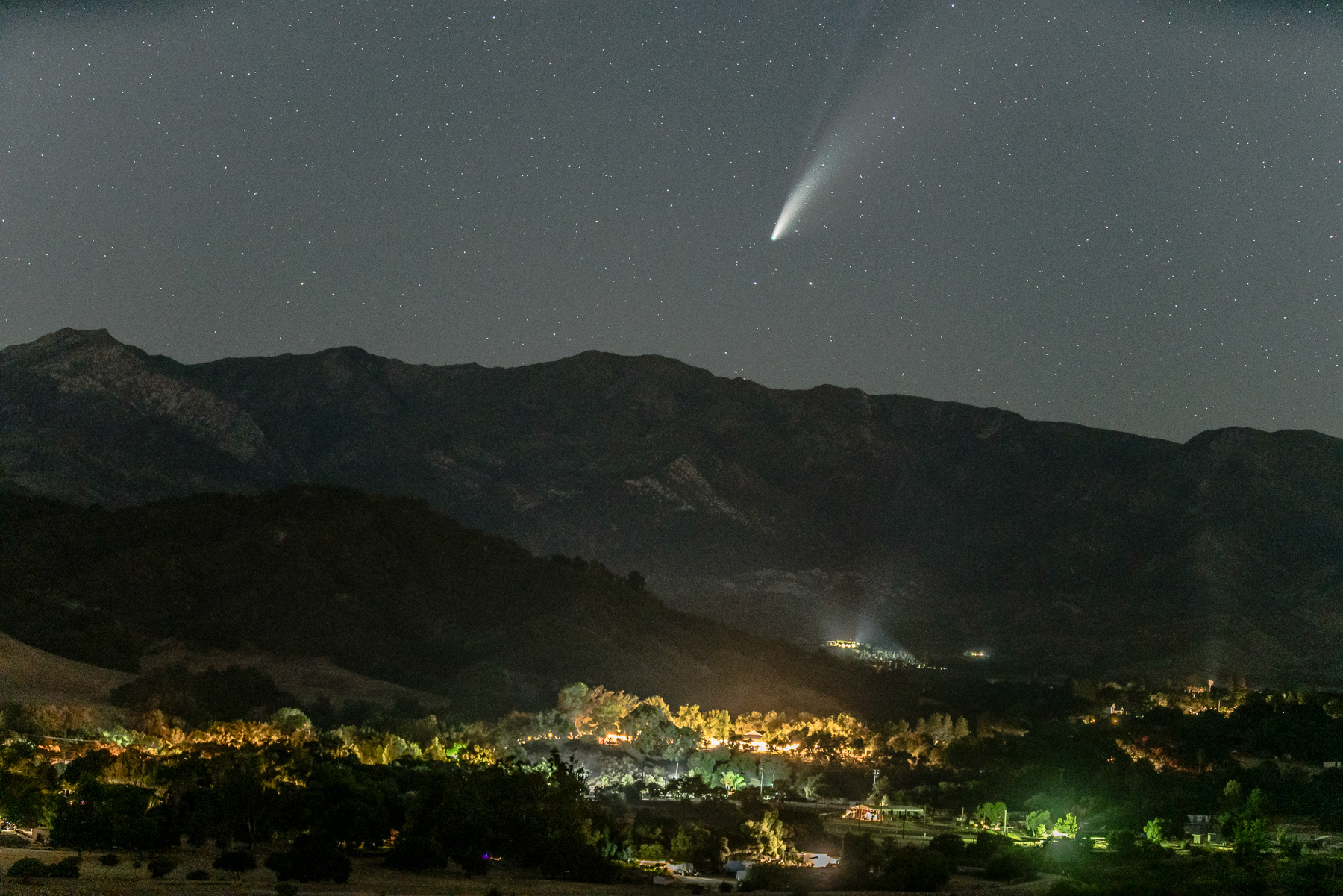 Comet Neowise - Oak View 08267