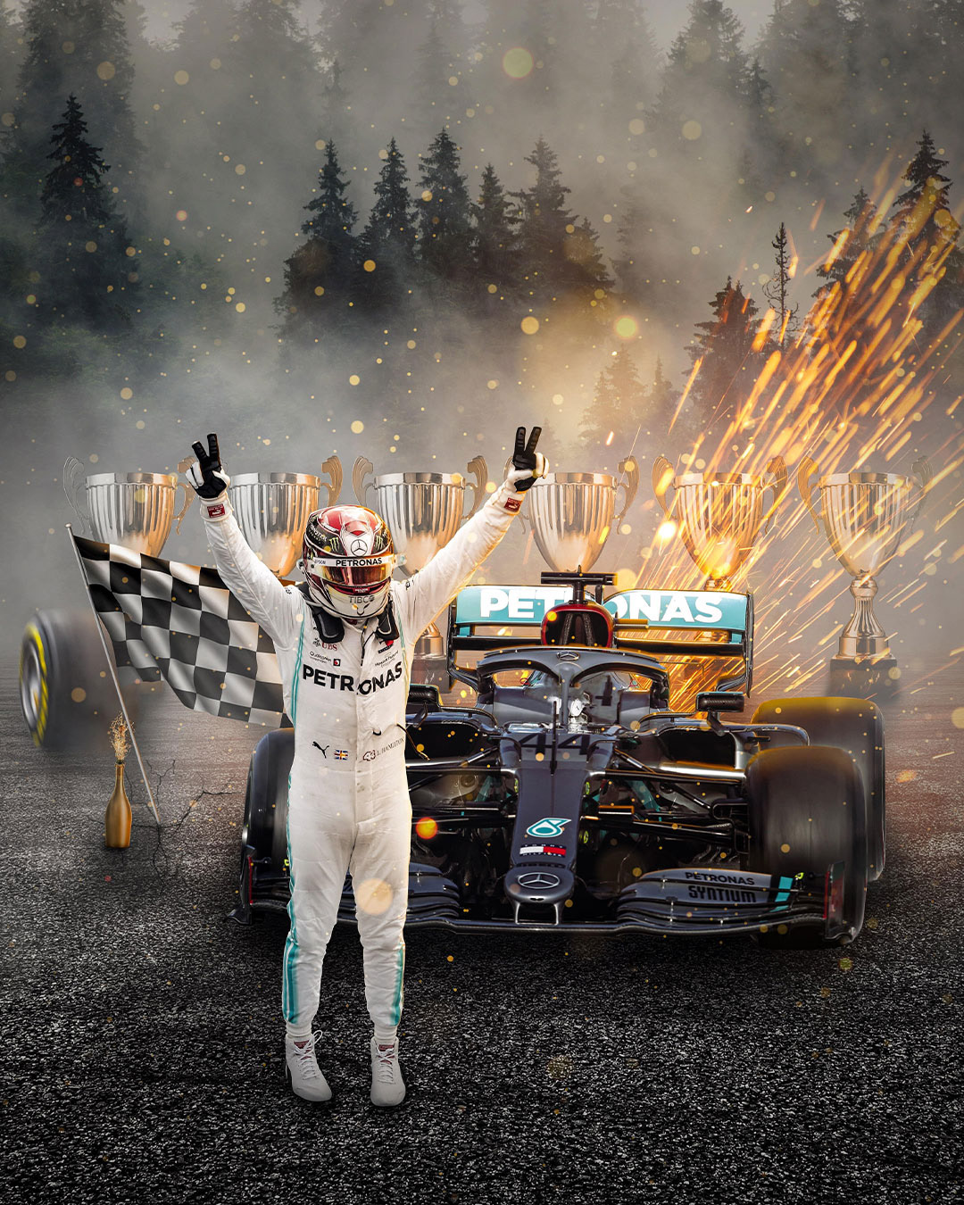 LEWIS HAMILTON - MERCEDES F1 (2020)
