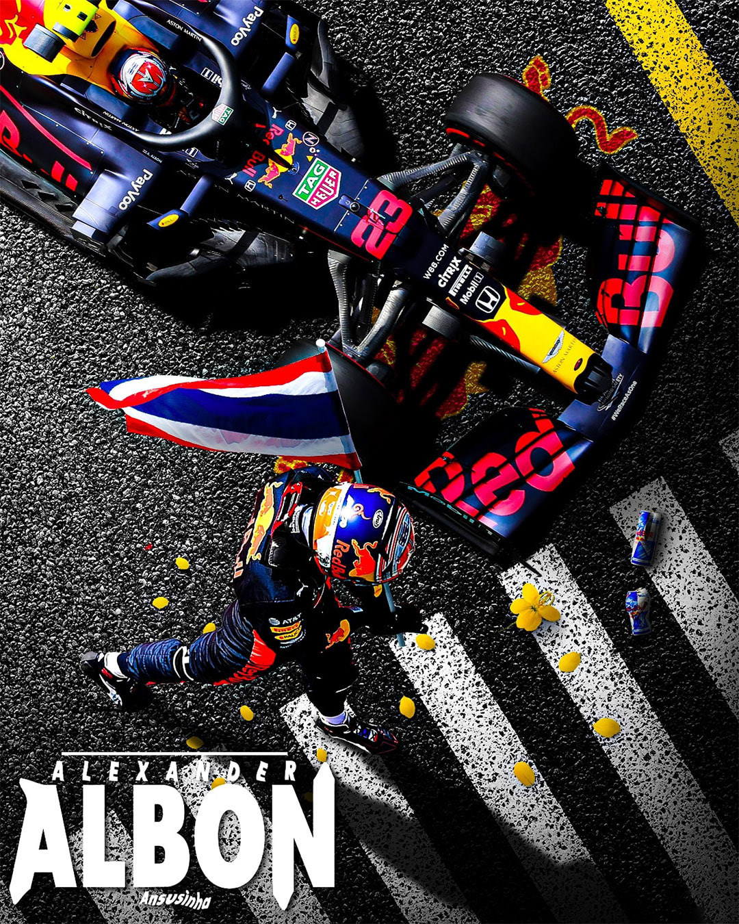 ALEXANDER ALBON - REDBULL RACING (2020)