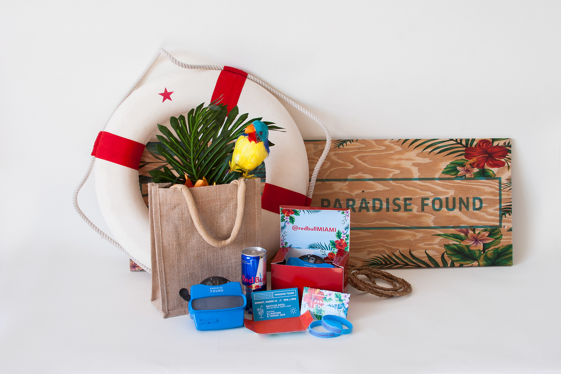 Red Bull Paradise Found SuperMarket Creative