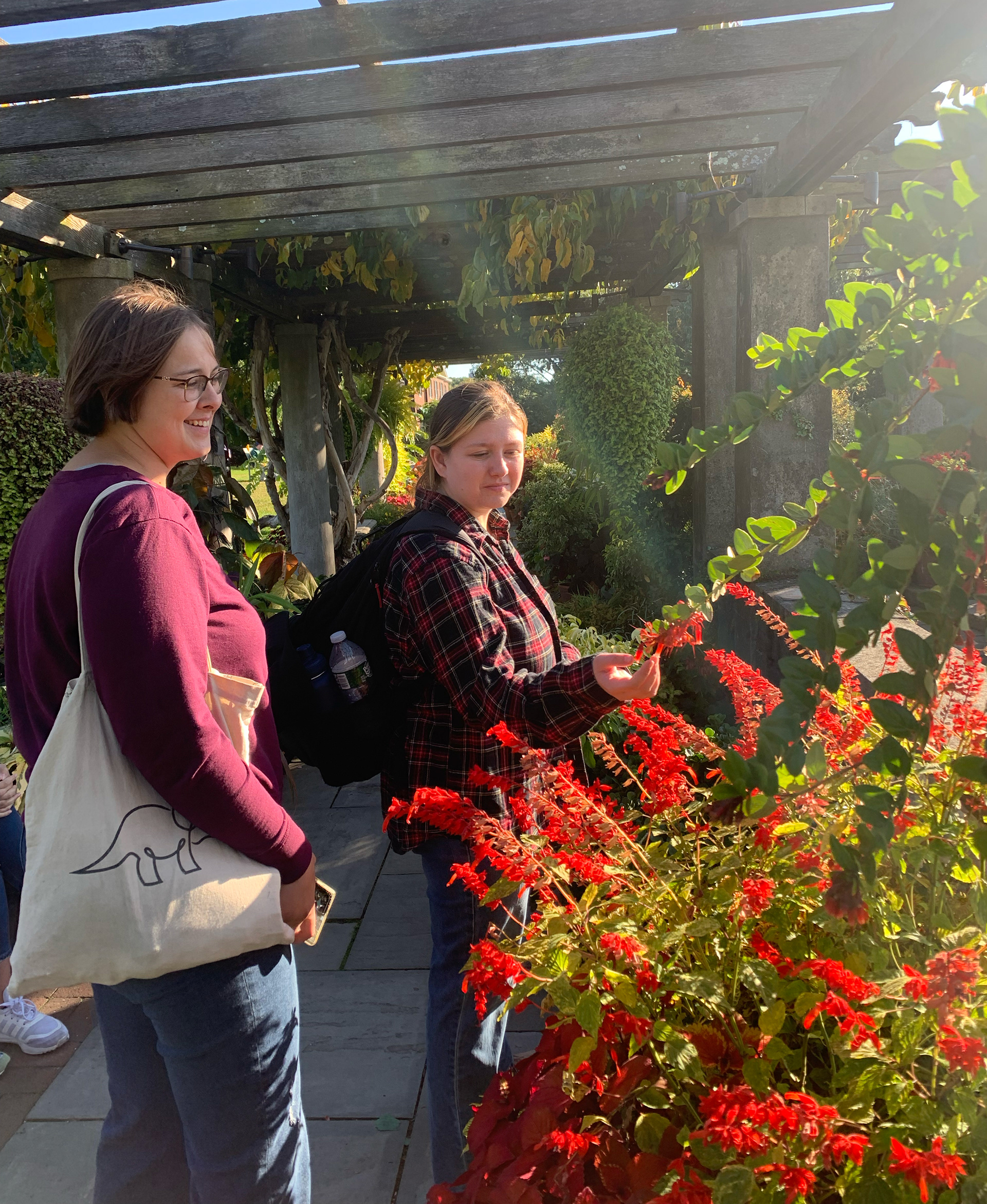 Katrina and Ash at Wave Hill