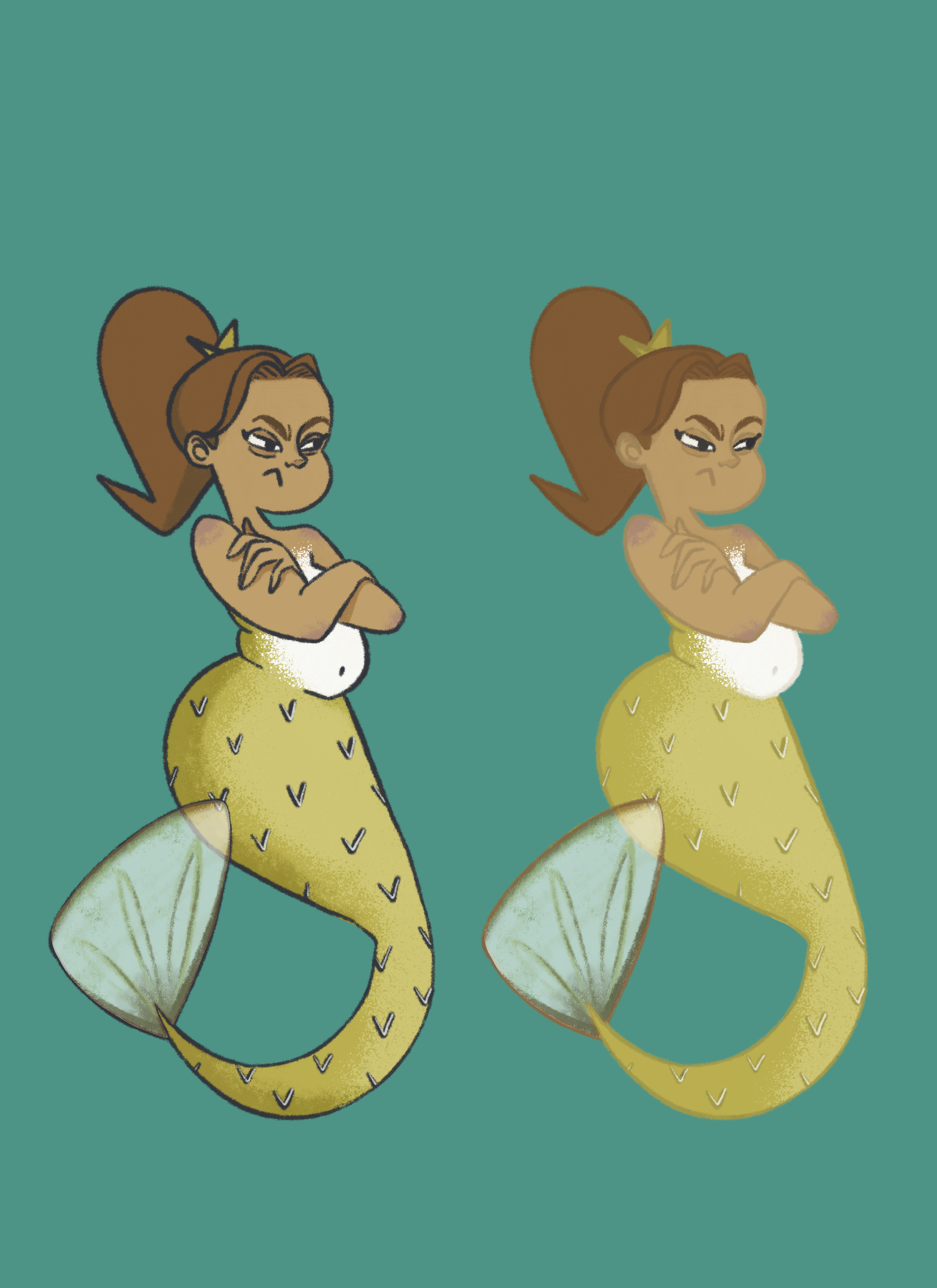 blowfish mermaid