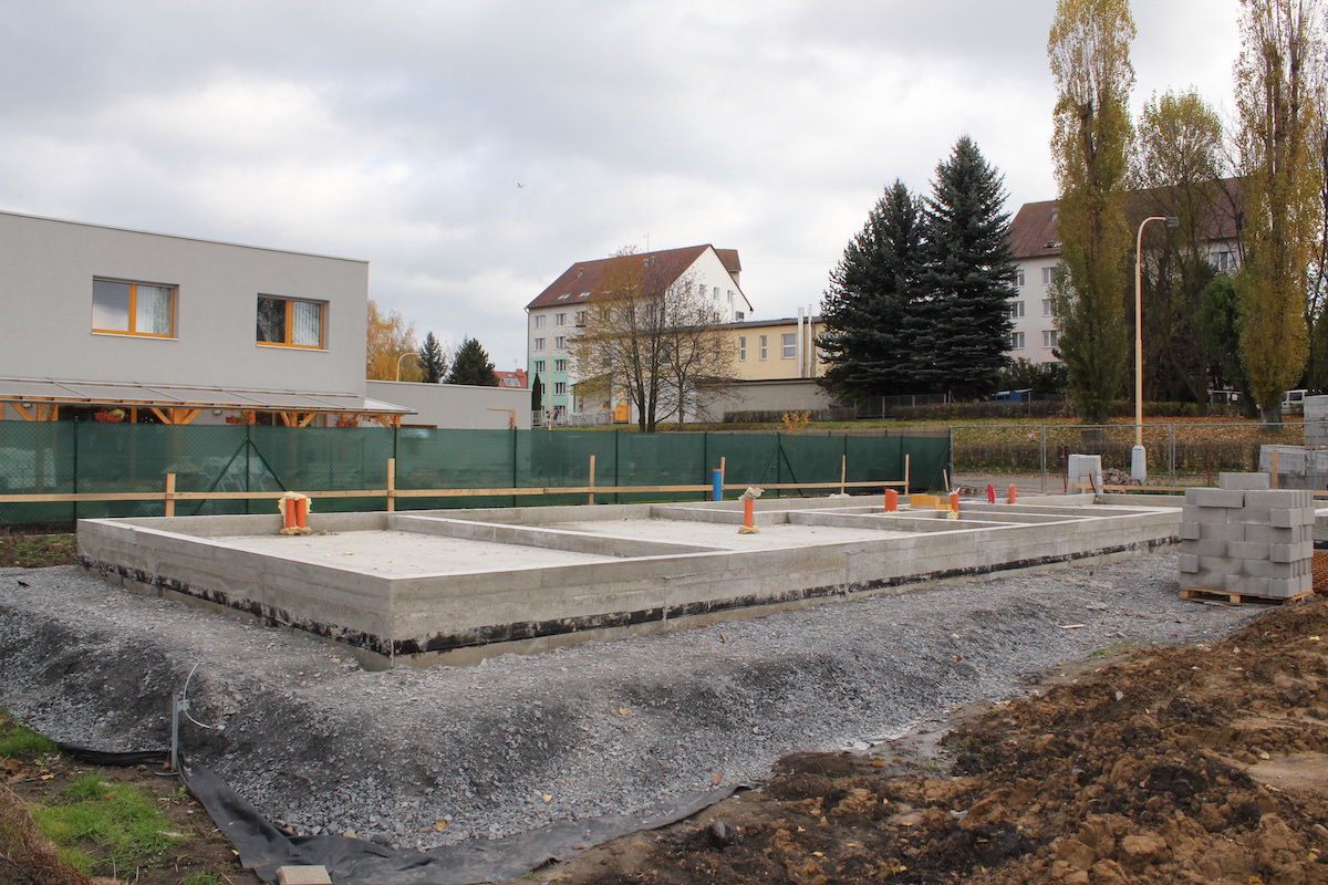 železobetonová základová deska