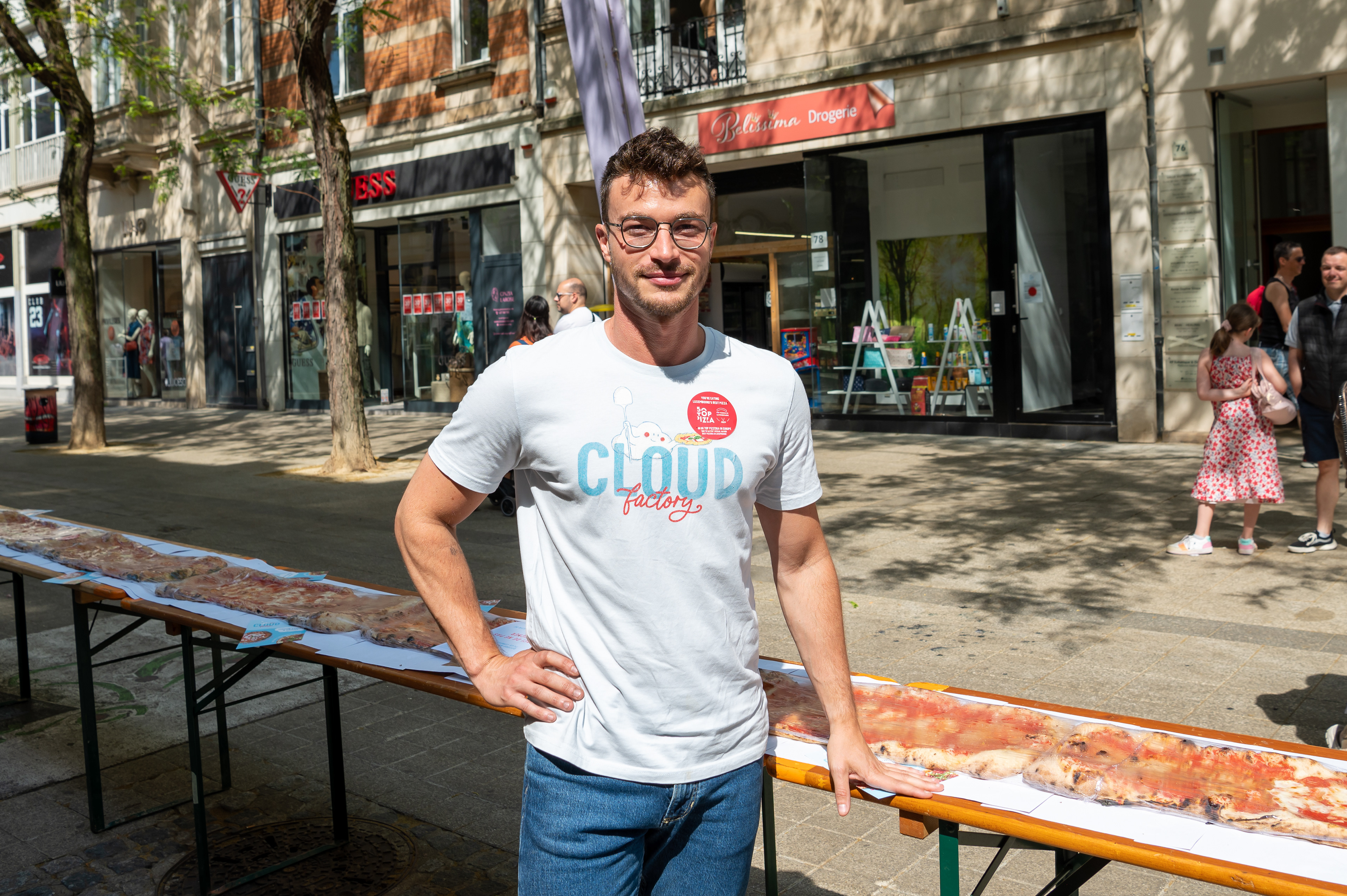 Rekordversuch die längste Pizza Luxemburg - 17.6.2023