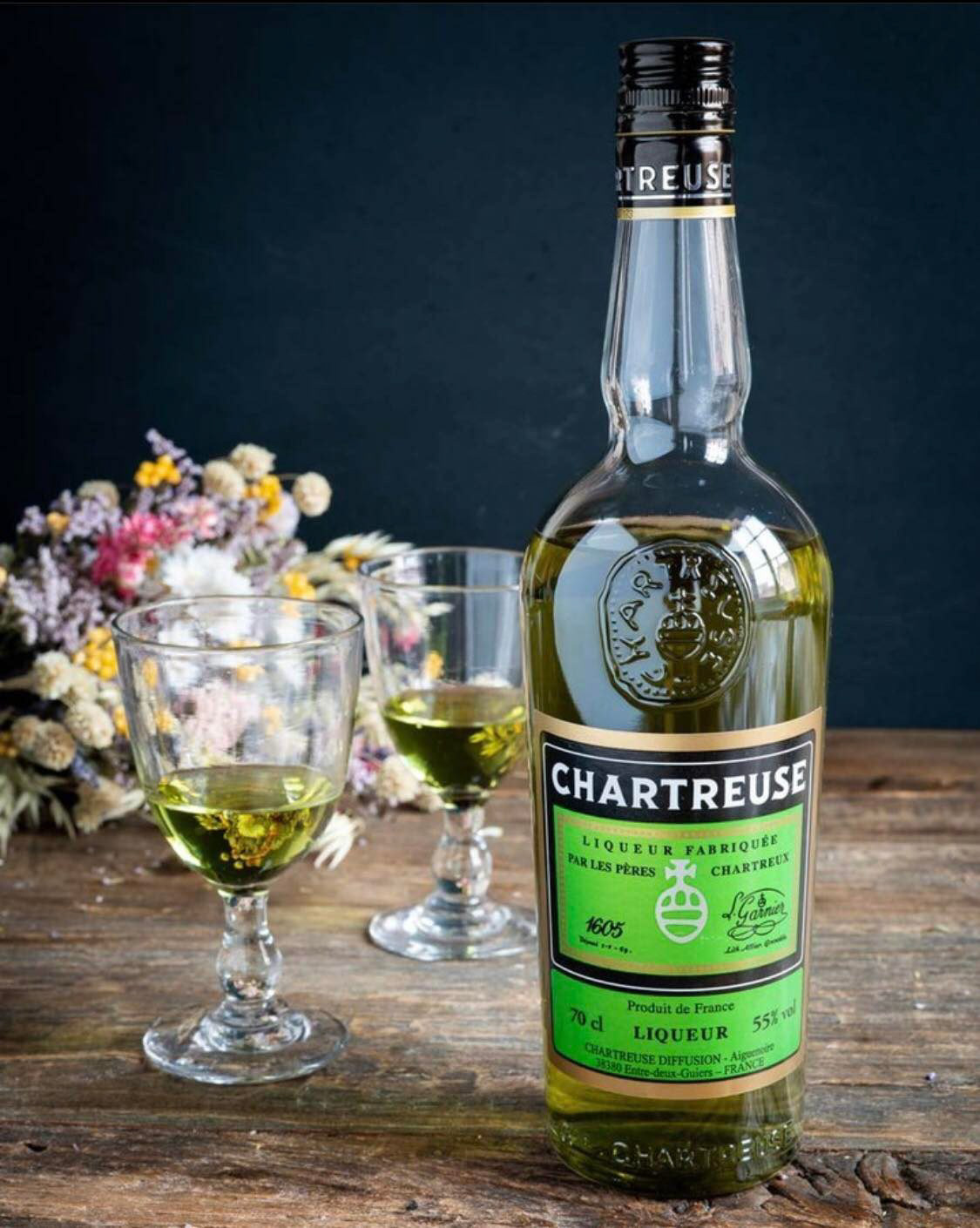 Chartreuse Bottle