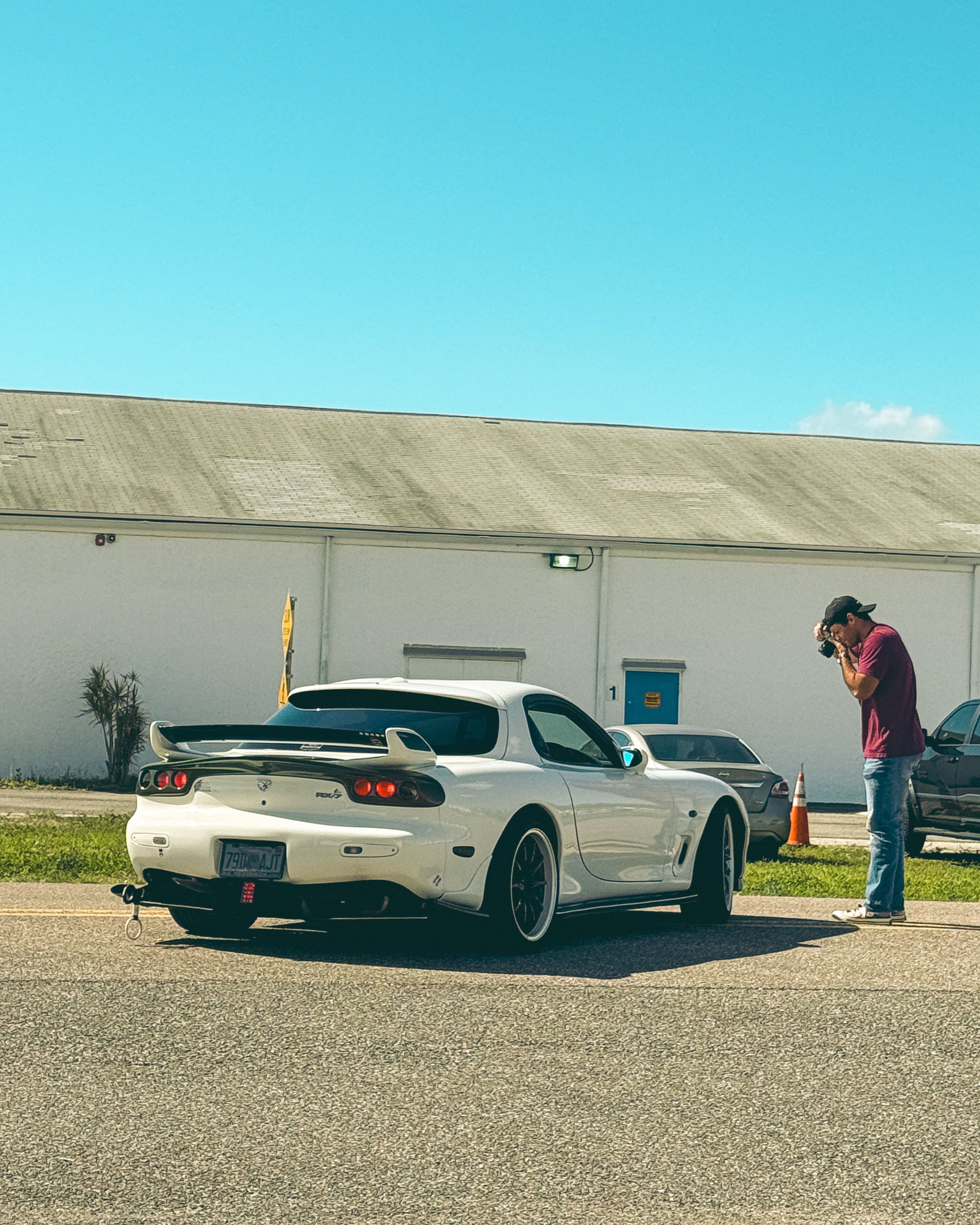 Behind the scenes of client shoot