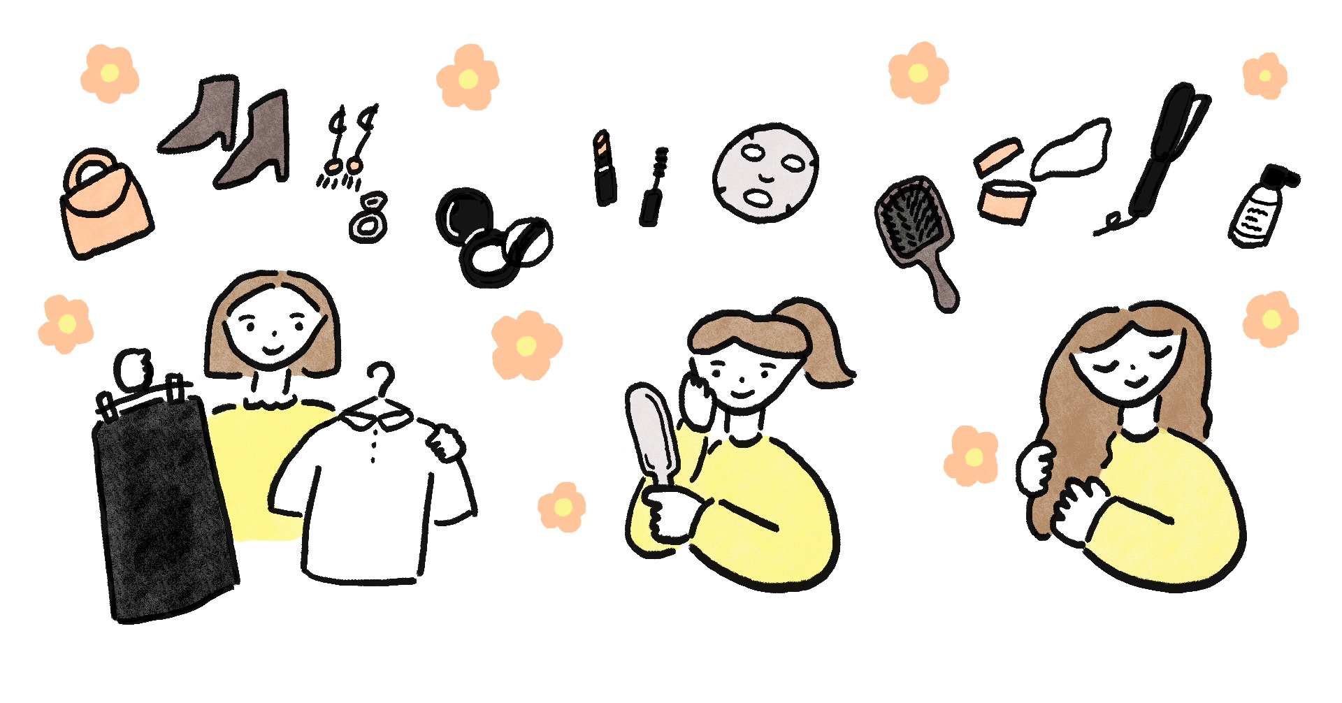 ライフスタイル/ビューティーイラスト