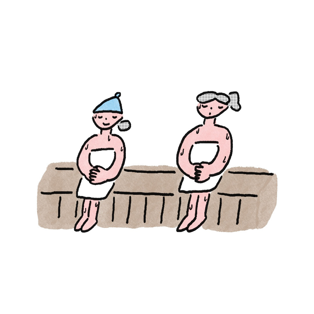 暮らし/サウナイラスト