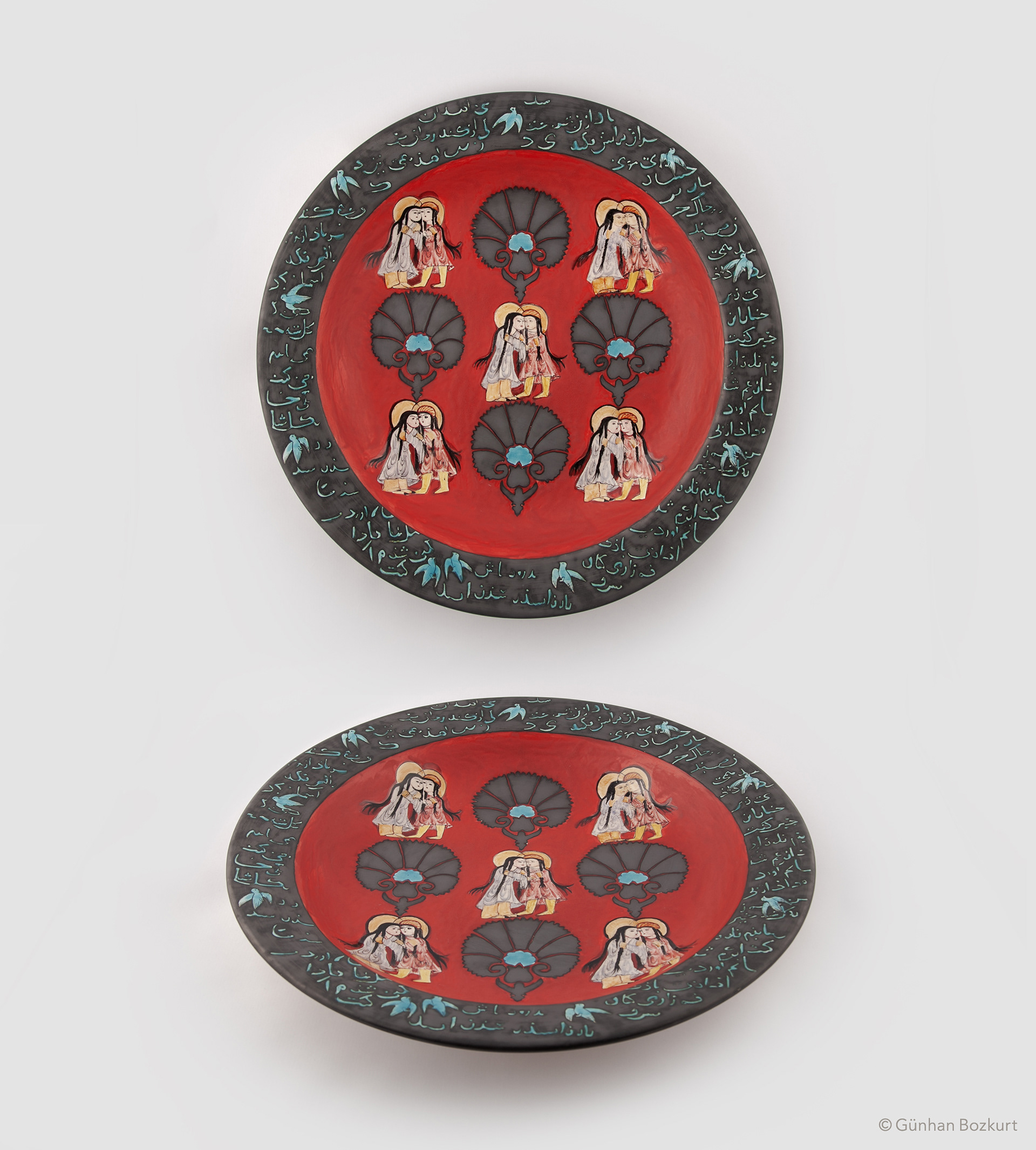 Varka & Golshah / ceramic plate, Ø 40 cm