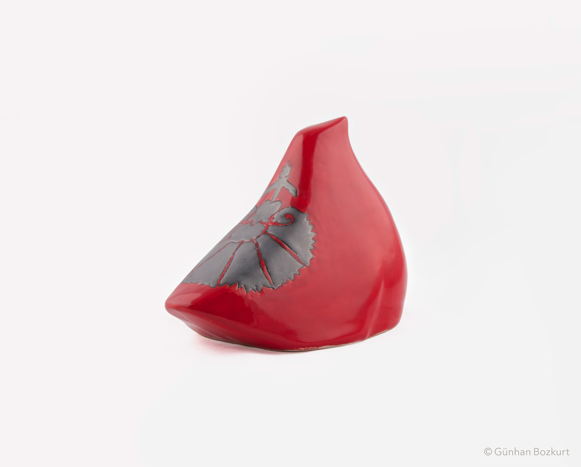 Bird / ceramic sculpture, h. 13 cm, w. 17 cm