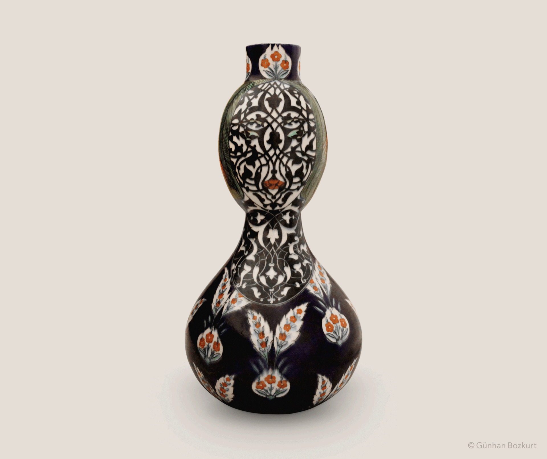 Pomegranate Sultan / ceramic vase, h. 60 cm