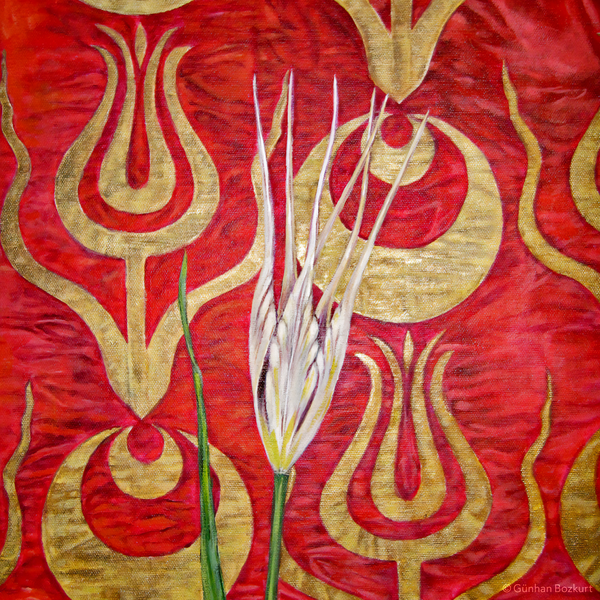 Detail from “Kaftan & Tulip”