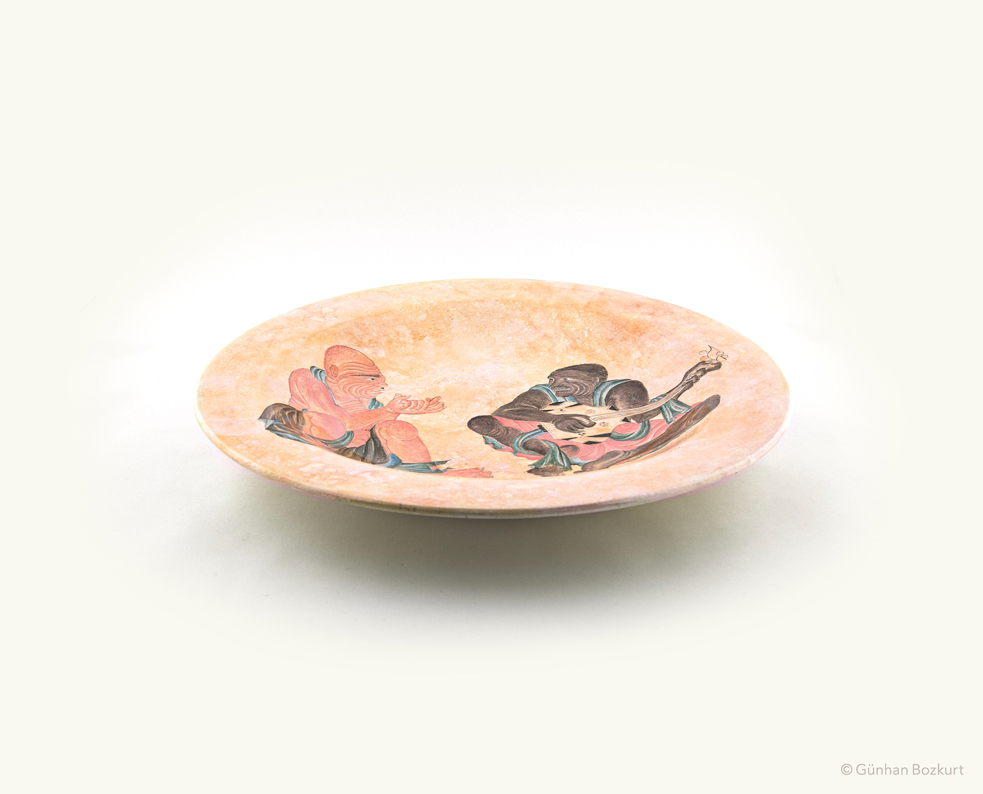 Music Makers / ceramic plate, Ø 40 cm