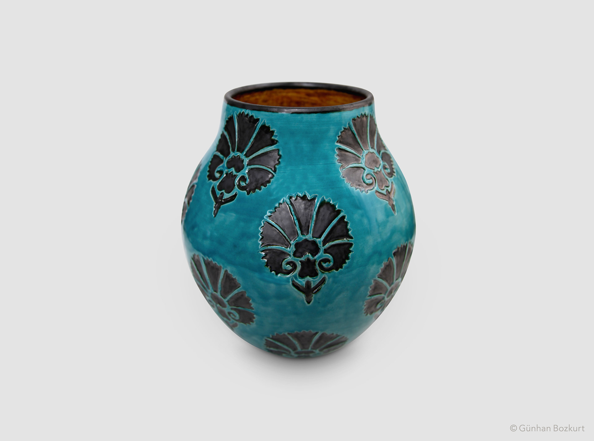 Kaftan / ceramic vase, Ø 30 cm, h. 45 cm