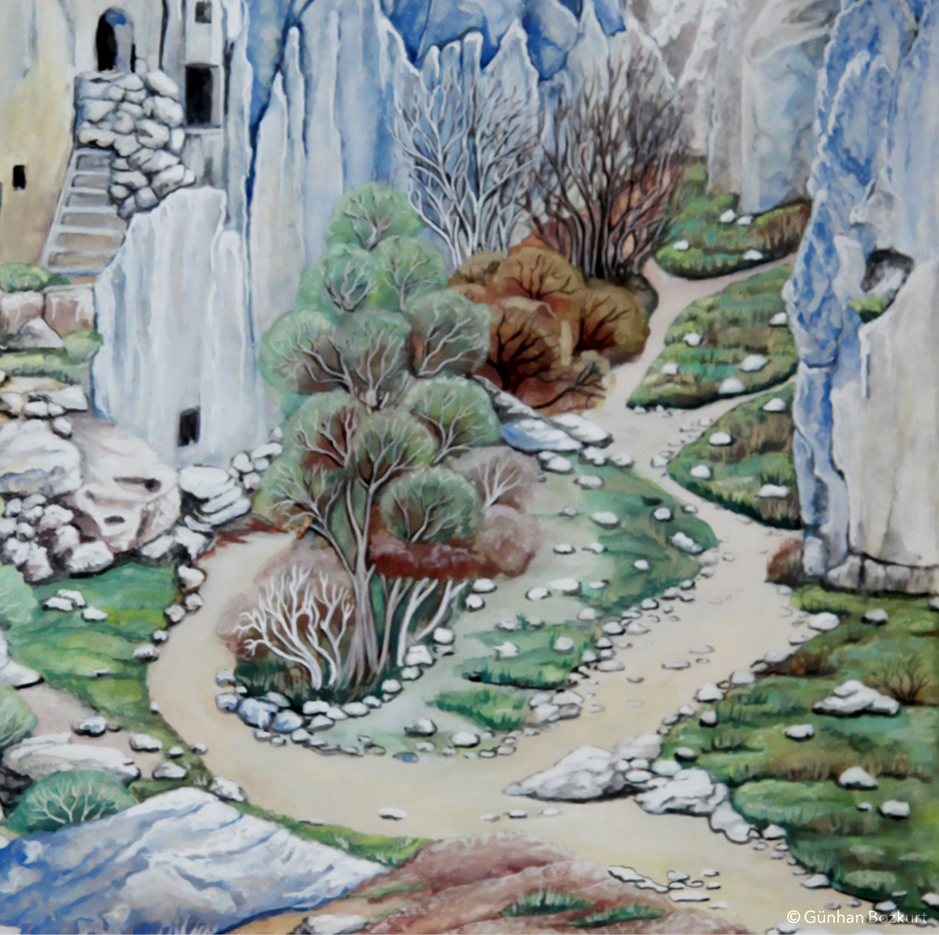 Detail from “Zelve Valley, Cappadocia”